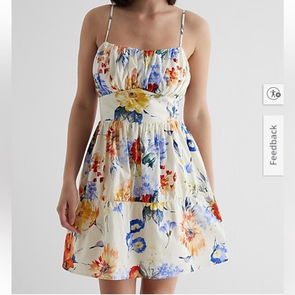 Express NWT Floral Spaghetti Strap Dress MSRP$70